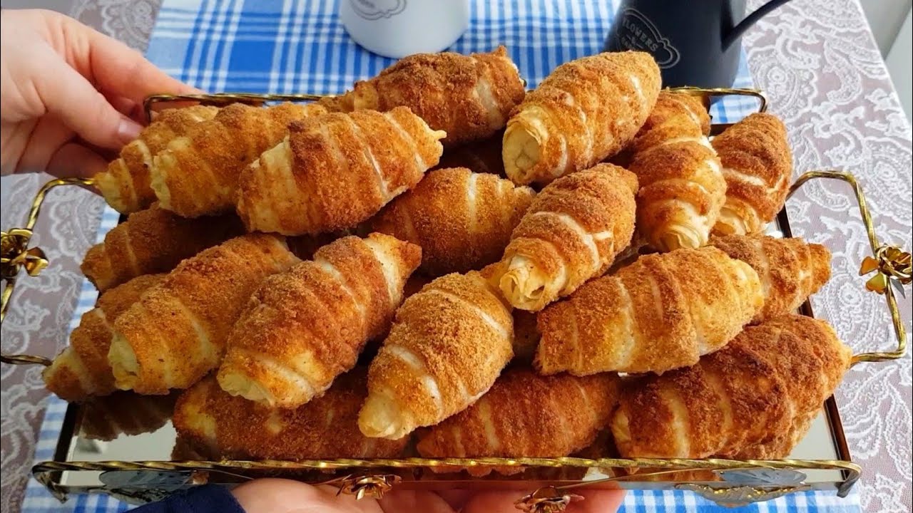 3 YUFKA İLE YAPILAN ÇITIR ÇITIR KATMER BÖREK YEDİKÇE YİYECEKSİNİZ 😍😋