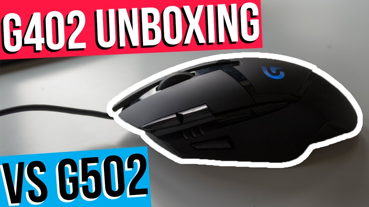 Распаковка Logitech G402! | Сравнение G402 и G502! | Харрисон Бродбент