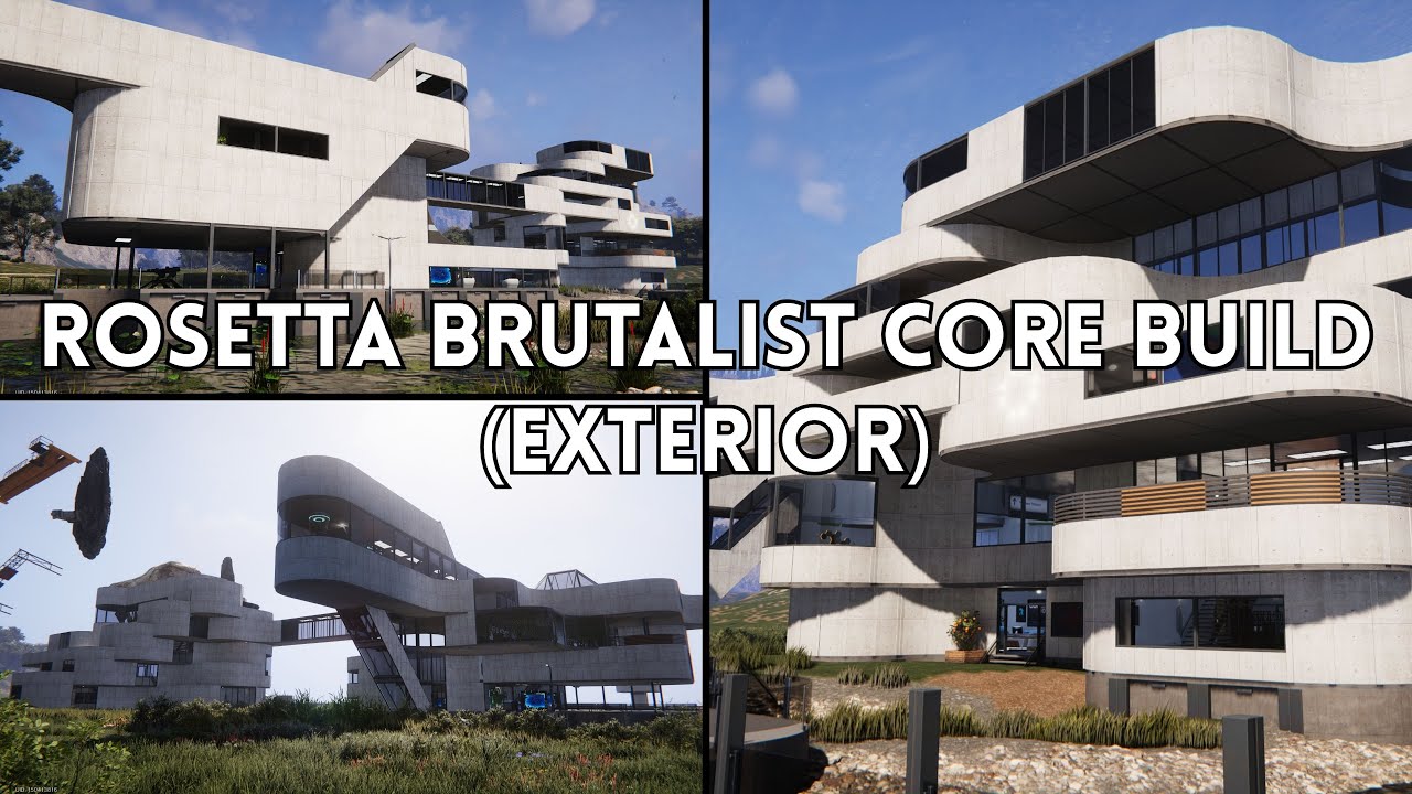 Brutalist Hospital Build