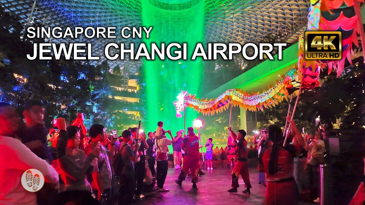 Jewel Changi Airport Lion & Dragon Dance - Singapore Chinese New Year 2025 #CNY2025 🦁🐲