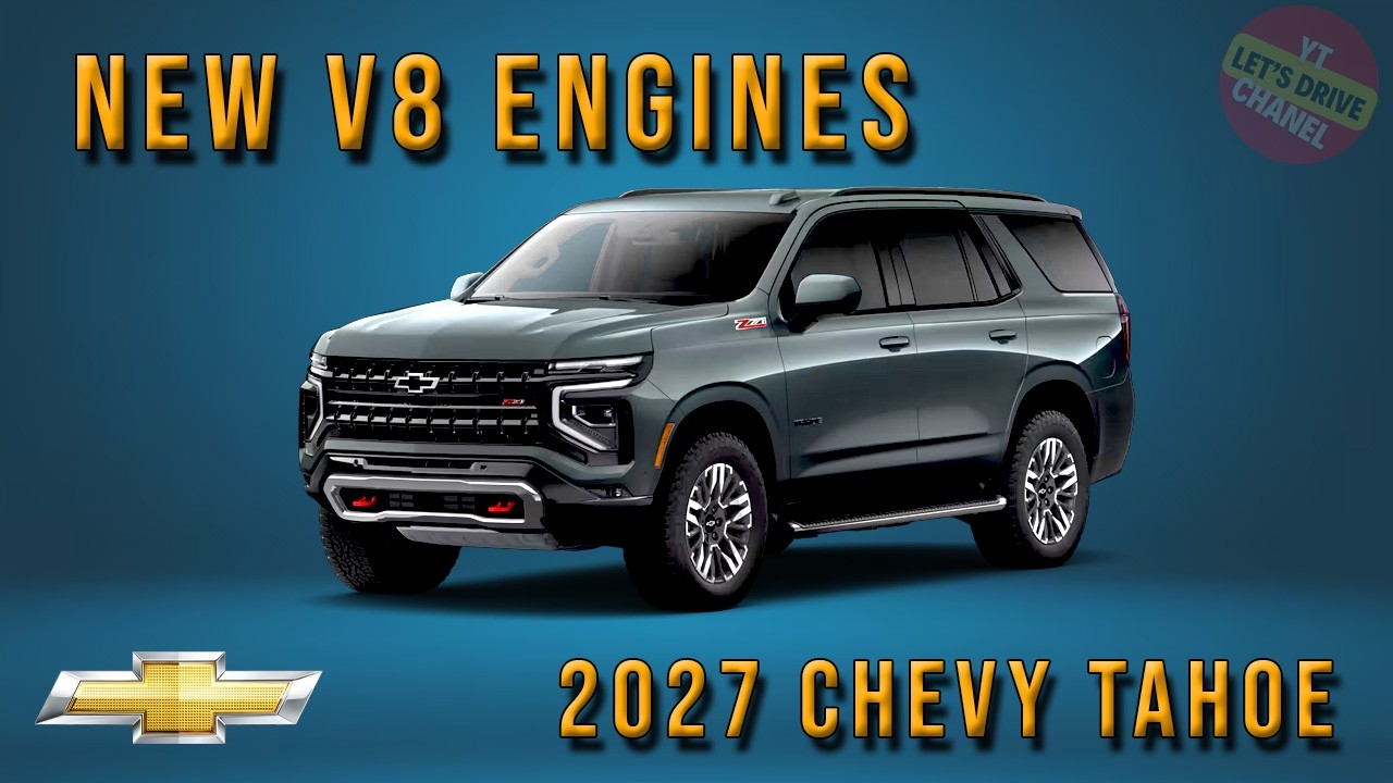 Новые двигатели V8 идеально подходят для семейного внедорожника - Chevrolet Tahoe 2027 года с дви...
