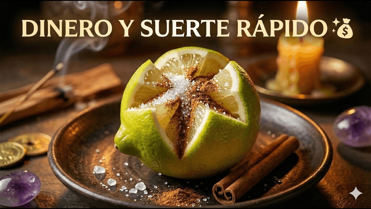 🍋✨ Pon 1 LIMÓN con AZÚCAR y CANELA y Mira lo que Pasa en 24 Horas 🍋✨ (Atrae Dinero Rápido)