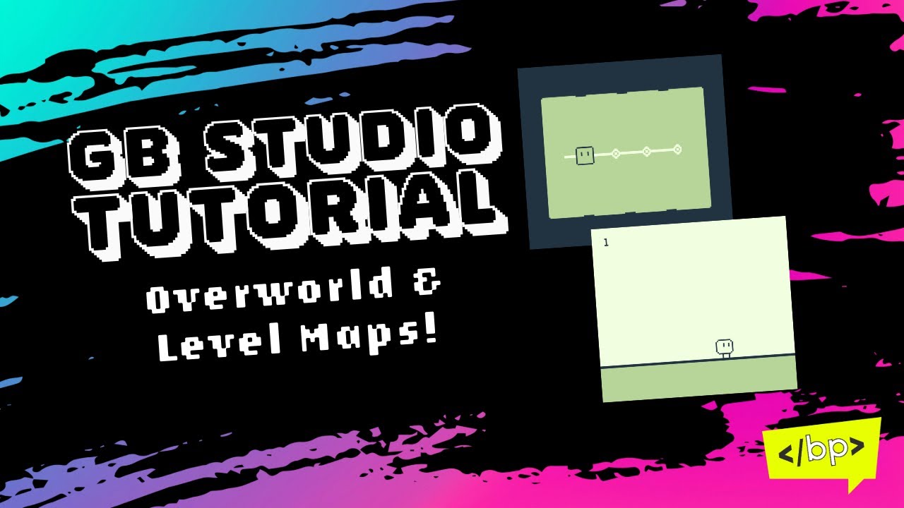 Level Map or Overworlds with GB Studio!