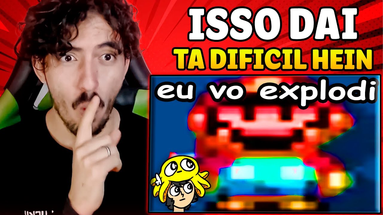 a fase mais impossível que eu já fiz (e passei) no mario maker - SAIKO  | Leozin React