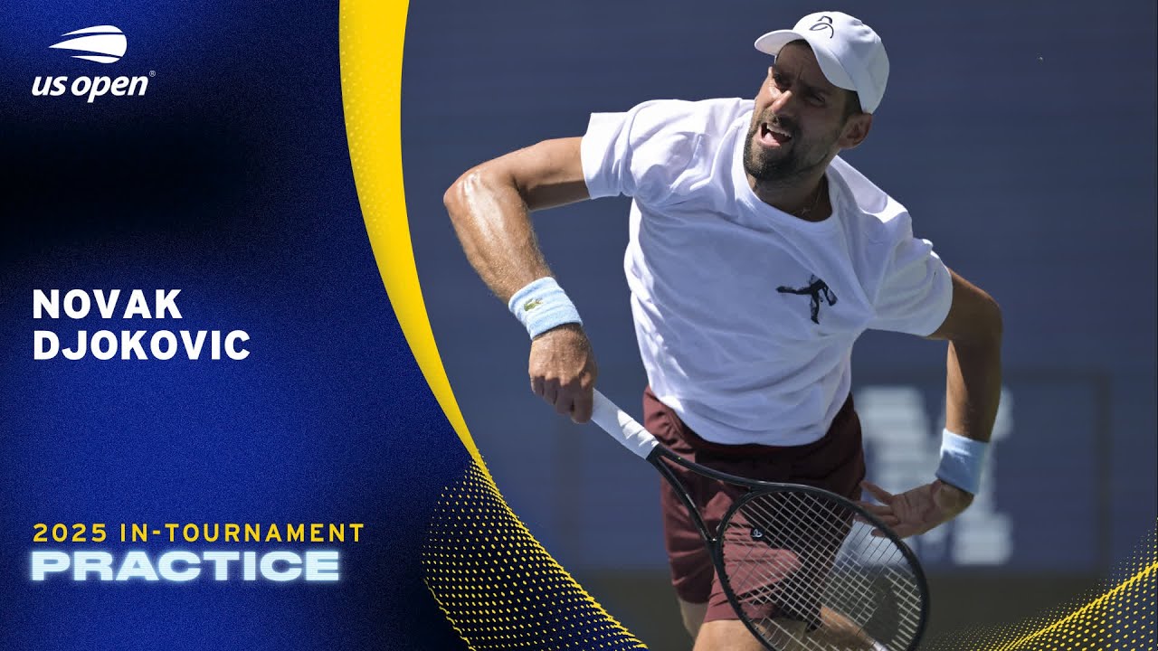 LIVE | Novak Djokovic | Practice Session | 2025 US Open