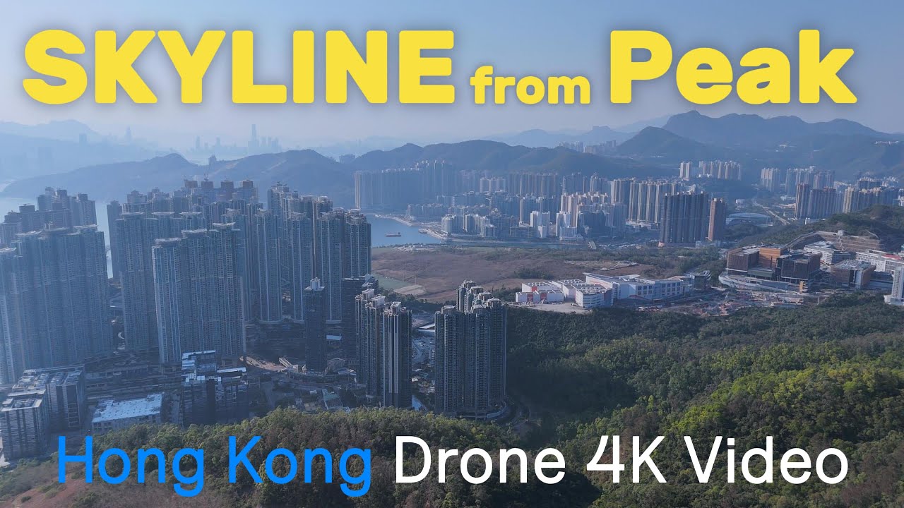 4K Aerial Drone: Stunning Hong Kong Skyline & Coastline