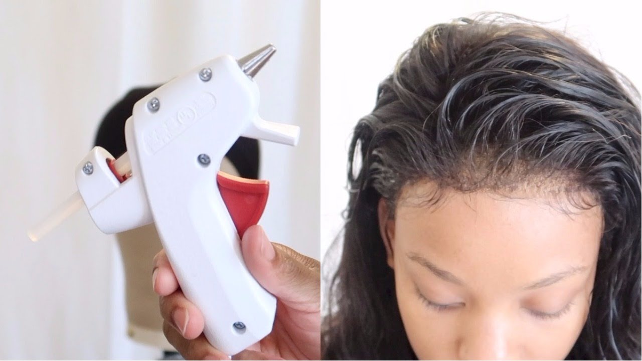 EASY Hot Glue Gun Frontal Wig  + NO BLEACHED KNOTS | SuperNova Hair
