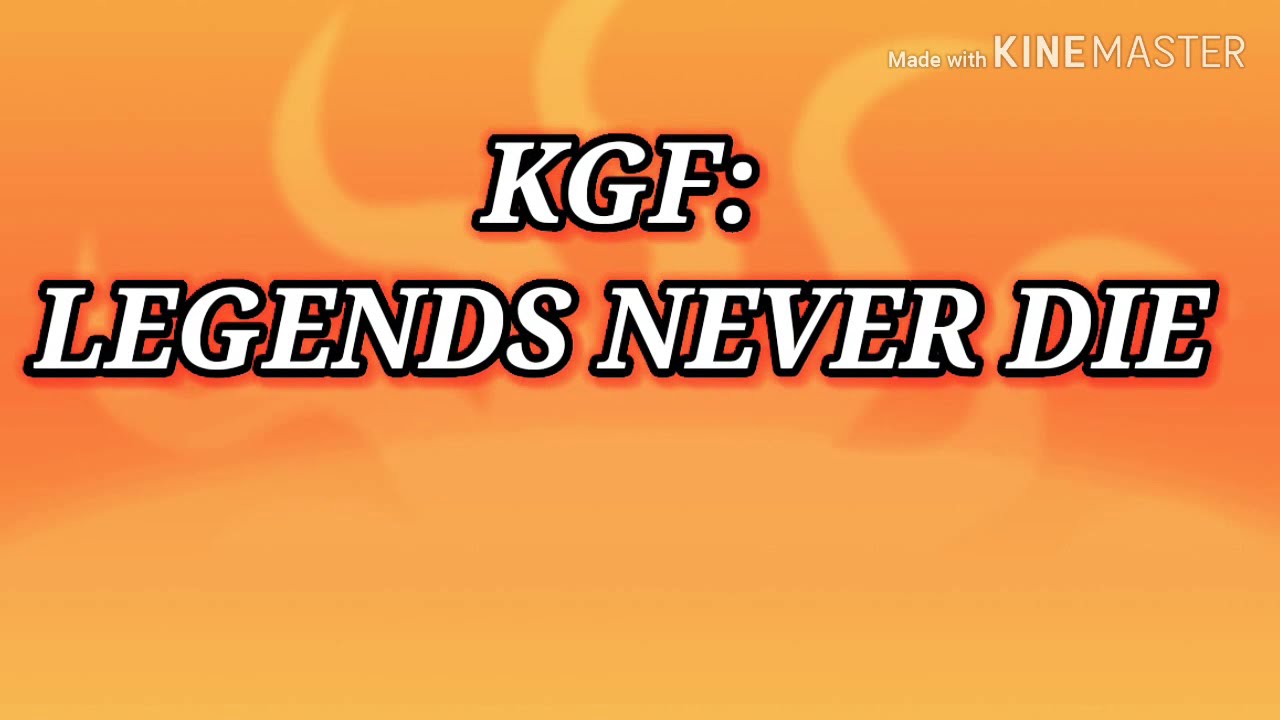 KGF : LEGENDS NEVER DIE  (NEW  VERSION) || DGL MASTERS ||