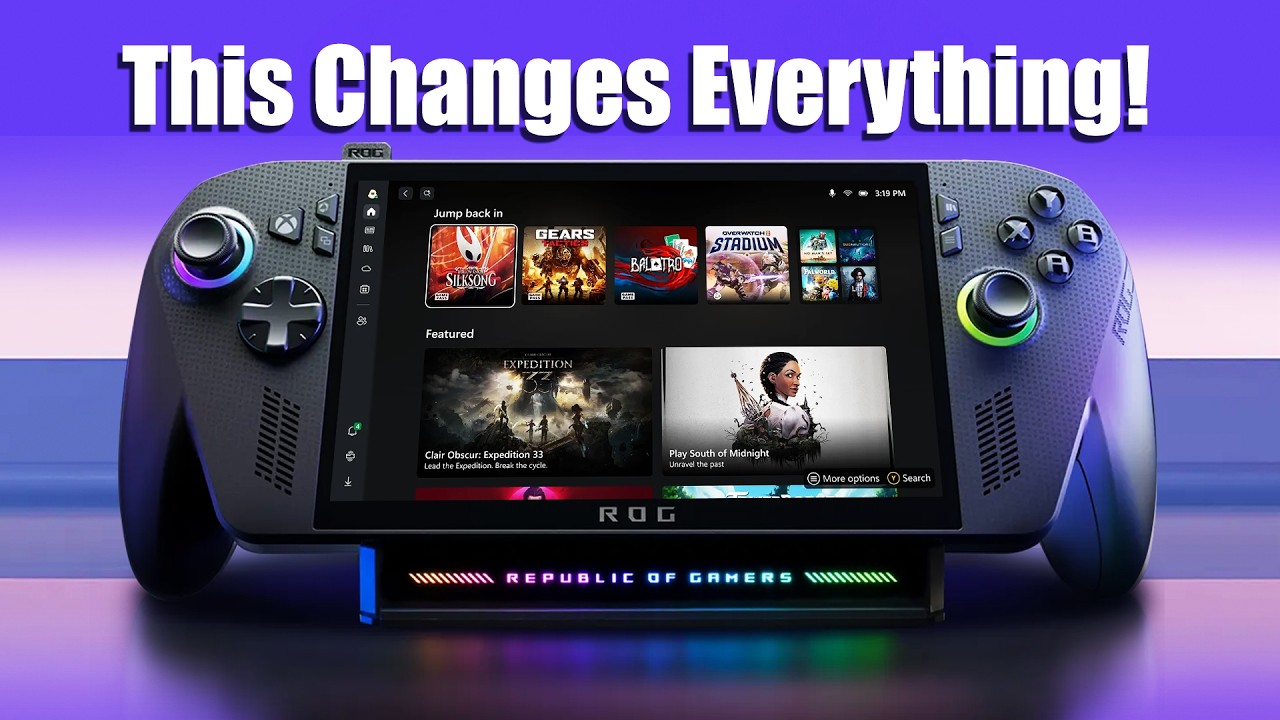 ROG XBOX Ally Is a Game-Changer Windows Handhelds Will Never Be the Same!