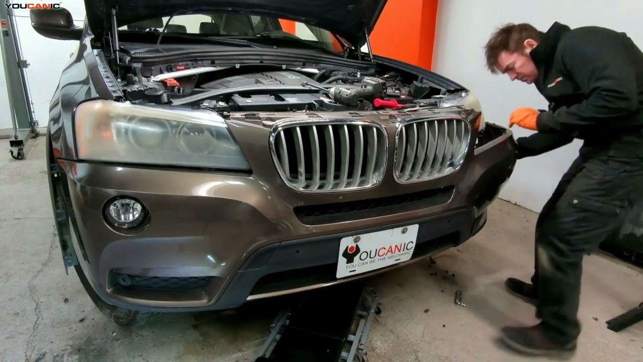 Замена фары своими руками на BMW X3 F25 2011-2017