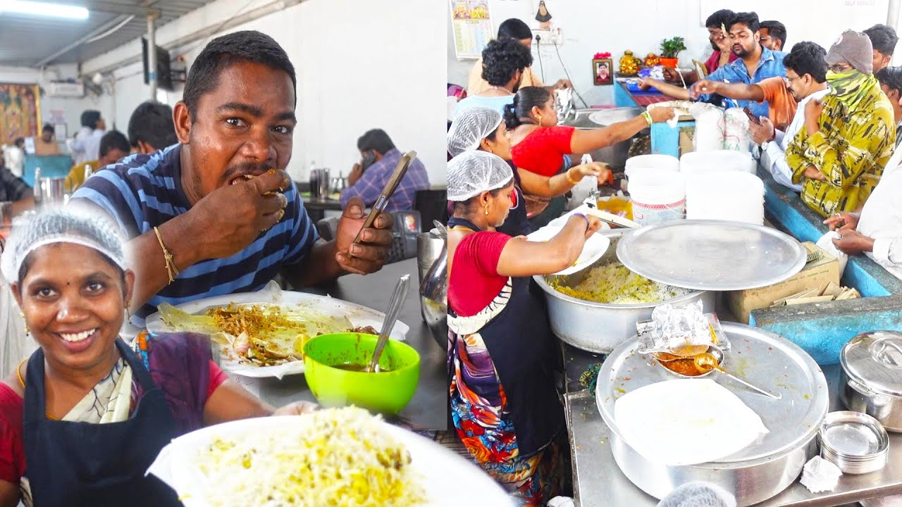 Trending Biryani of Rajahmundry | Jagan Biryani | 1500 Plates Per Day | Famous Biryani | Huge Crowd