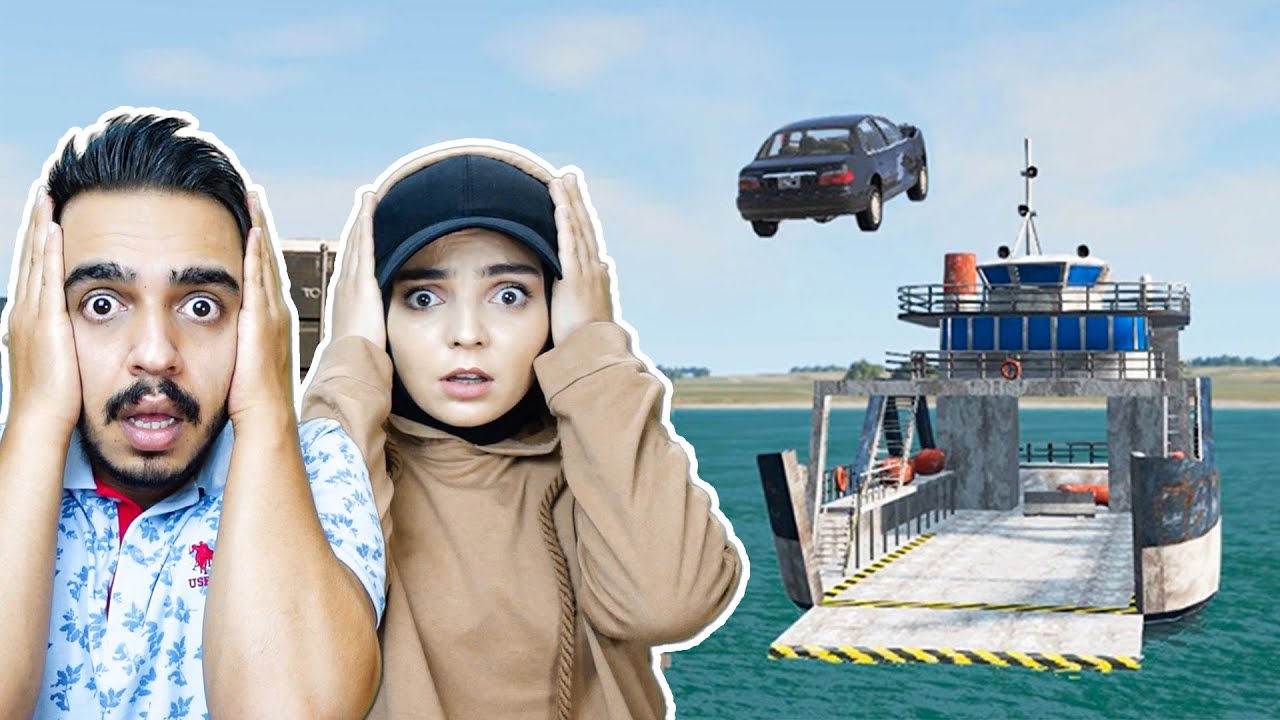 UÇARAK FERİBOTA ATLADIK !! 😱 | BEAMNG DRIVE