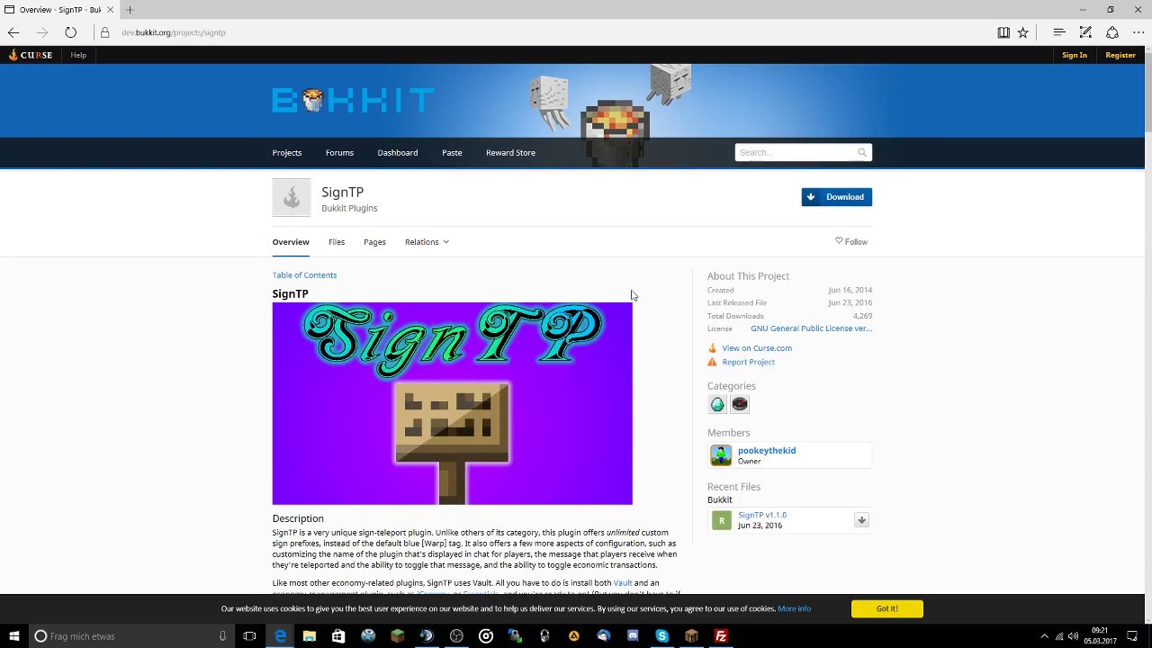 SignTP Plugin Vorstellung | SpigotTutorial