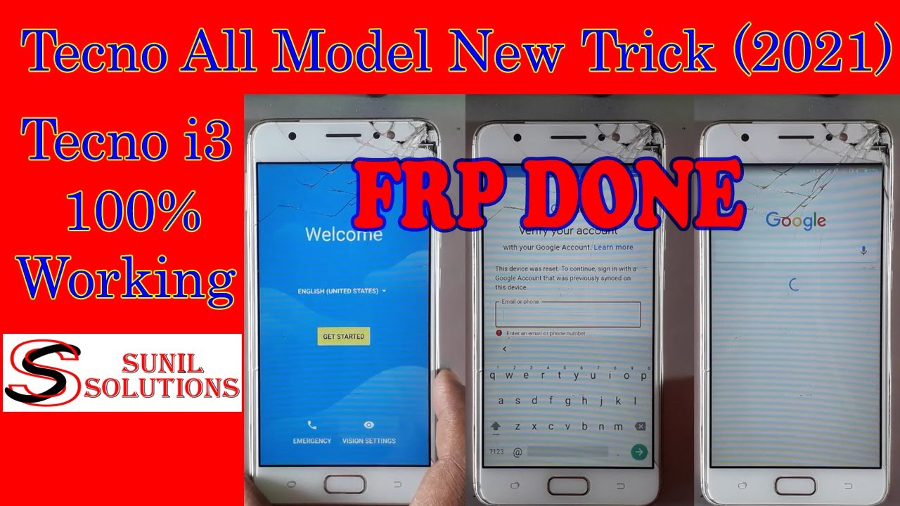Tecno i3 Pro  Frp Bypass Without PC Gmail Failed Solution latest Andriod Virson  New Method
