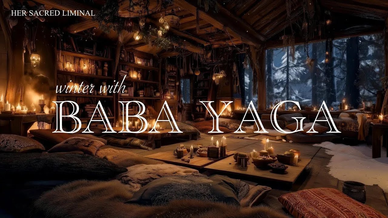 Baba Yaga’s Temple in Winter ❄️ Witch Goddess Music & Forest Ambience 🔥