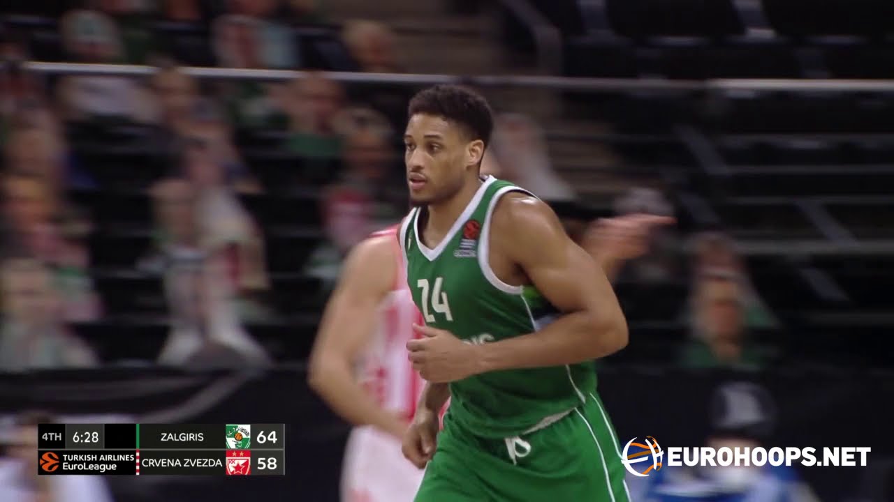 Zalgiris Kaunas - Crvena Zvezda mts Belgrade 75-62: Augustine Rubit (15 points, 8 rebounds)