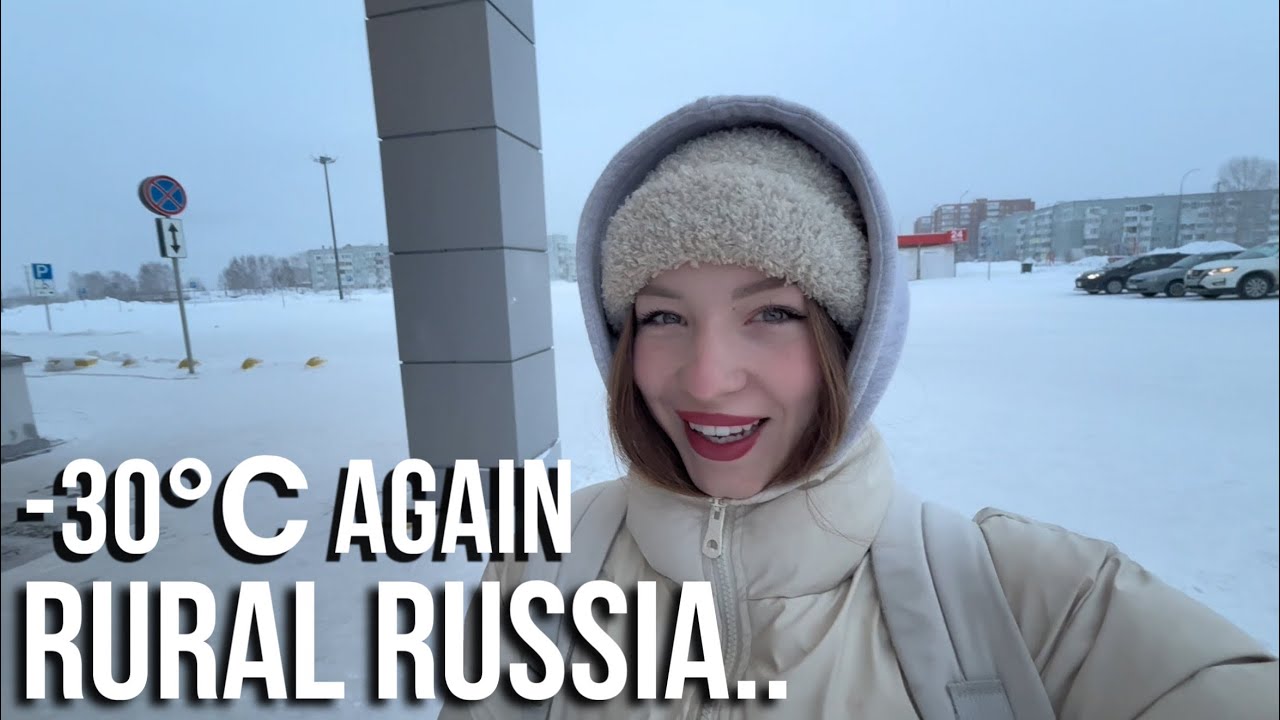HUGE Grocery Shopping in Russia & Extreme Cold in a SIBERIAN Village🥶