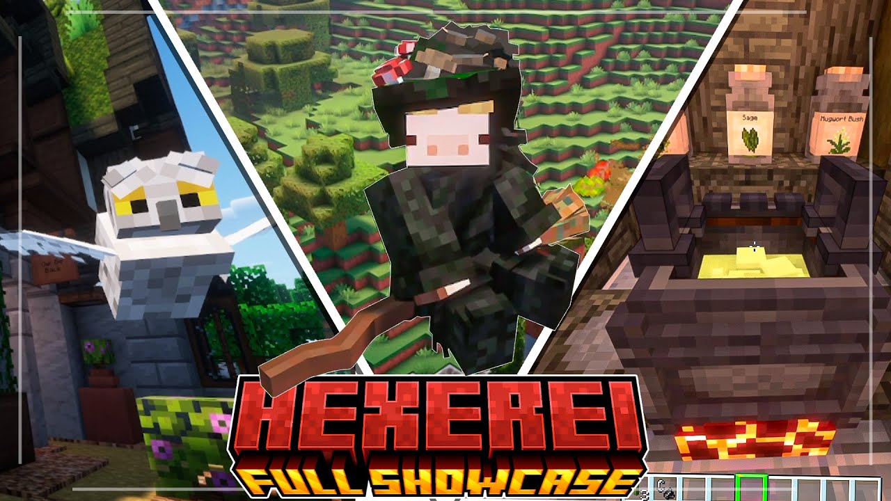 The best magic and sorcery mod!! Hexerei Full Showcase