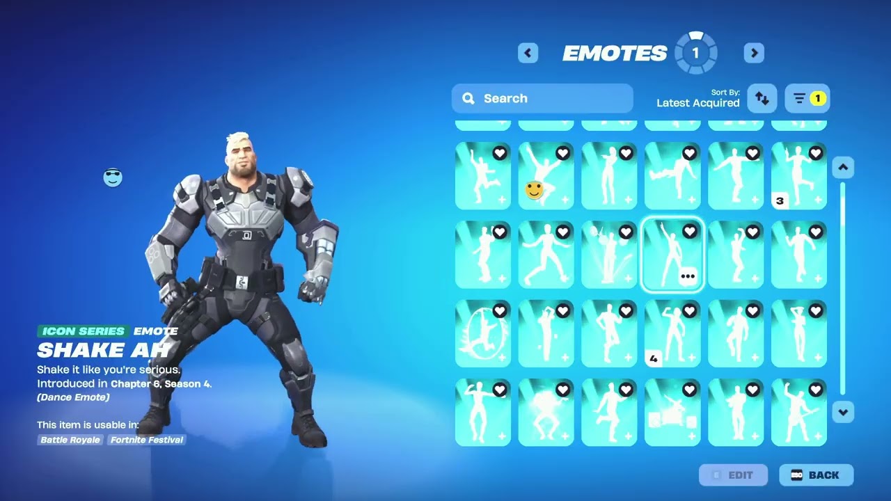 ALL ICON SERIES EMOTES & DANCES #86