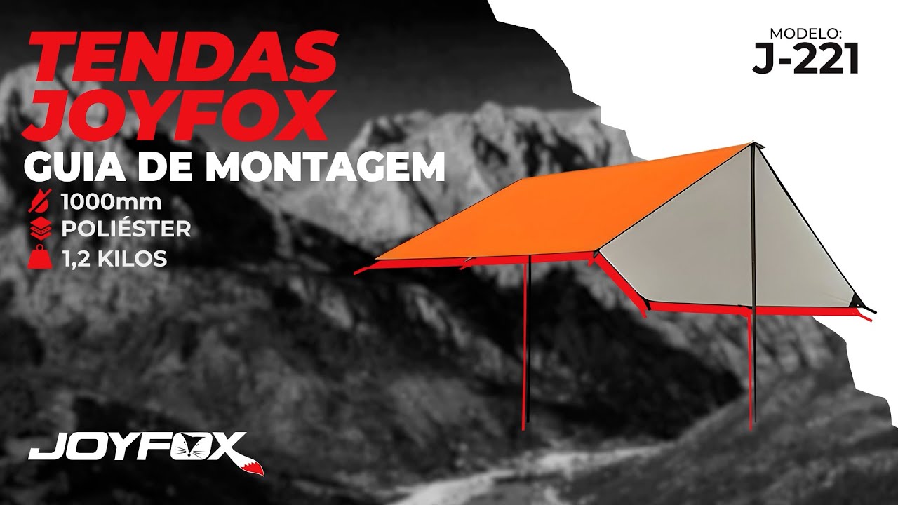 Como Montar e Estender a Tenda no seu Camping JOYFOX