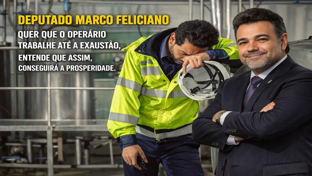 O BOÇAL DETERMINA QUE O OPERÁRIO TEM QUE ALMOÇAR EM APENAS 15 MINUTOS