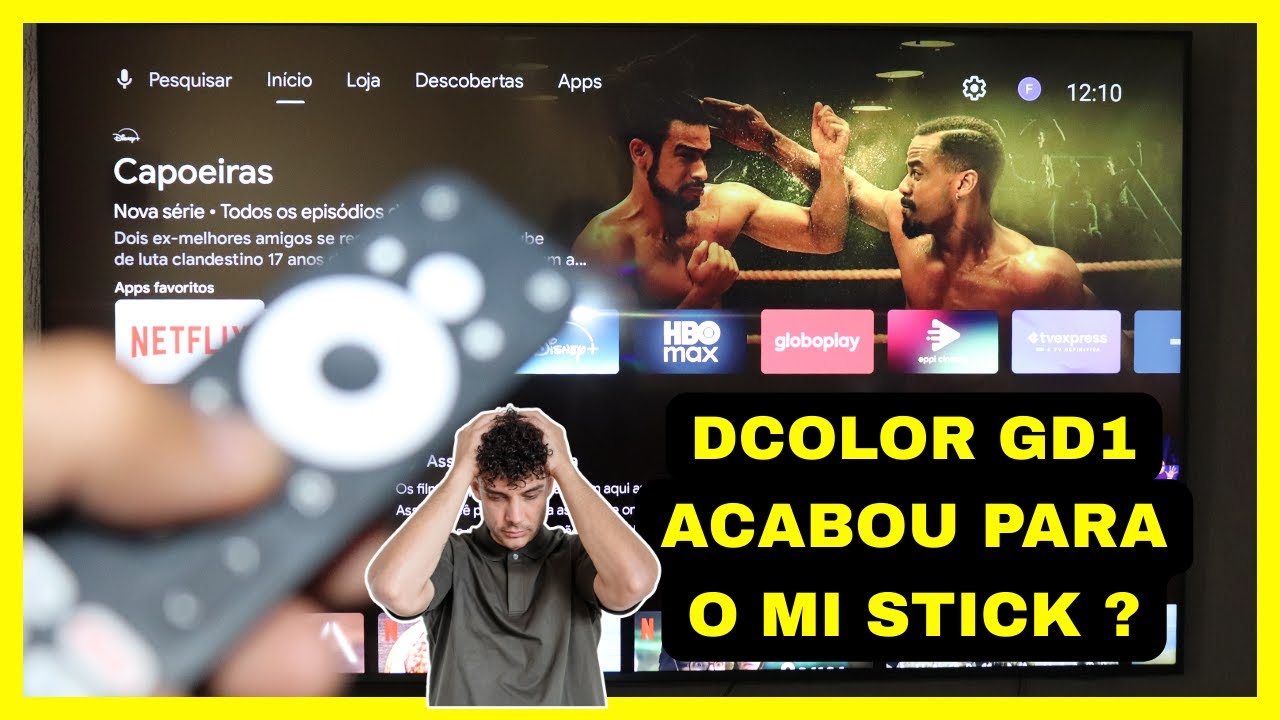 Dcolor GD1  com Google Certificado 4K Smart Android TV