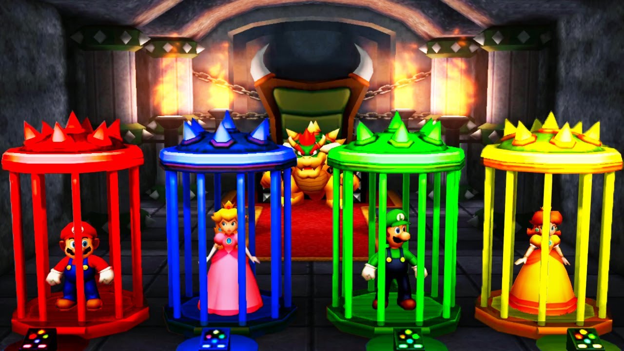 Mario Party The Top 100 - Mario vs Peach vs Luigi vs Daisy (Master Difficulty)