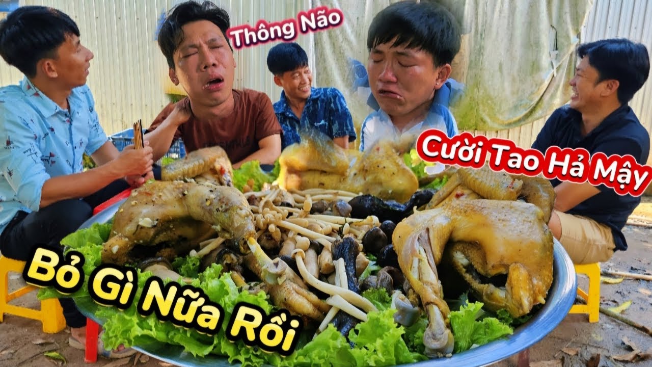 Măm Gà Thơm Ngon Nhưng Minh Sây Và Anh 2 Không Thể Nào Ăn Ngon Hơn Được | HoàiPhong TV