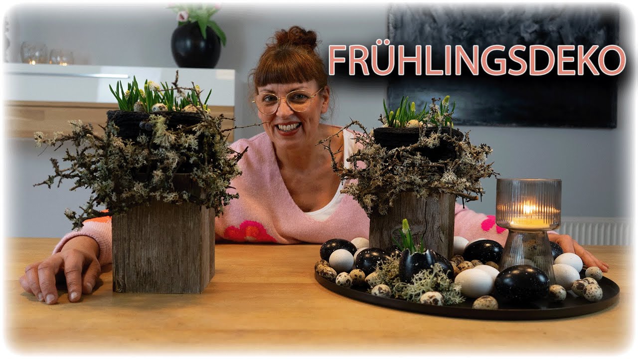 EINFACHE FRÜHLINGSIDEE FÜR INNEN UND AUßEN - OUTDOORDEKO -OSTERDEKO