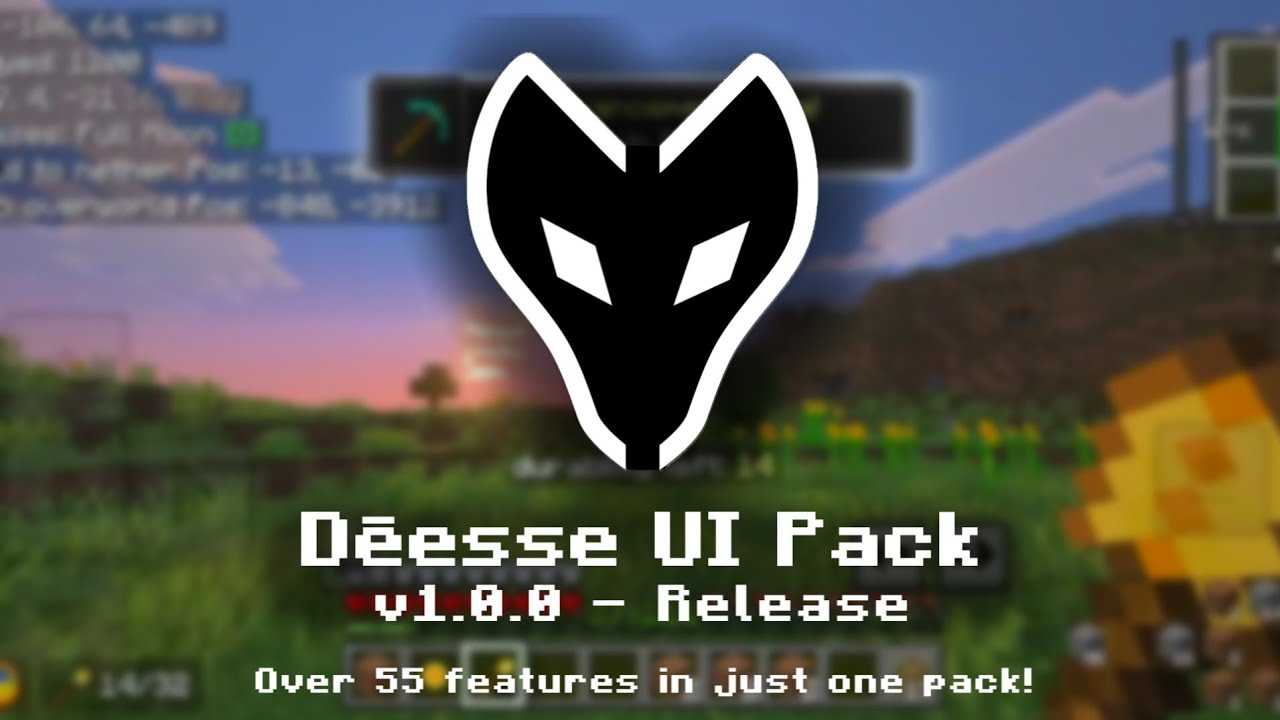 D&eacute;esse UI Pack v1.0.0 Release! - Minecraft Bedrock Edition