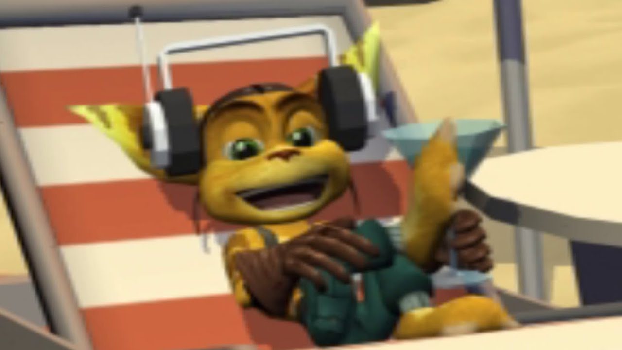 Ratchet listens to his own soundtrack