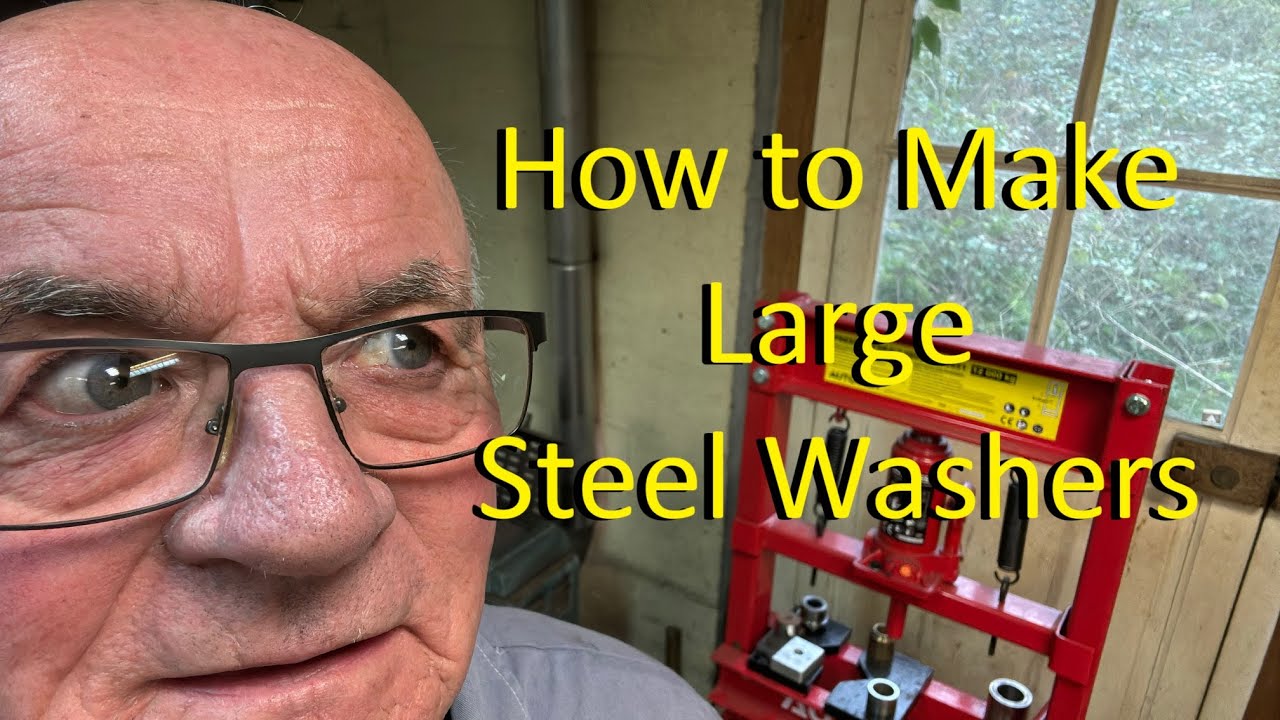 How to make thick steel washers
