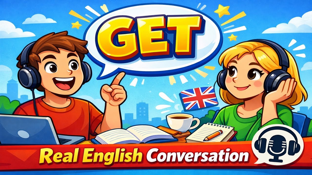 How to Use GET in English | Real Life English Conversation & Listening Practice