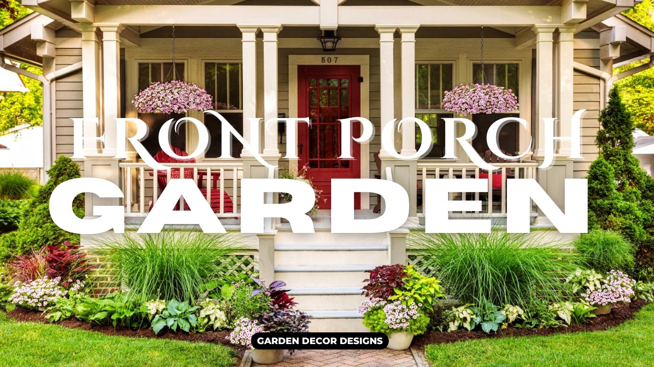 FRONT PORCH HANGING GARDEN DESIGNS | STUNNING HANGING PLANTS GARDEN IDEAS FOR THE ULTIMATE ENTRYWAY
