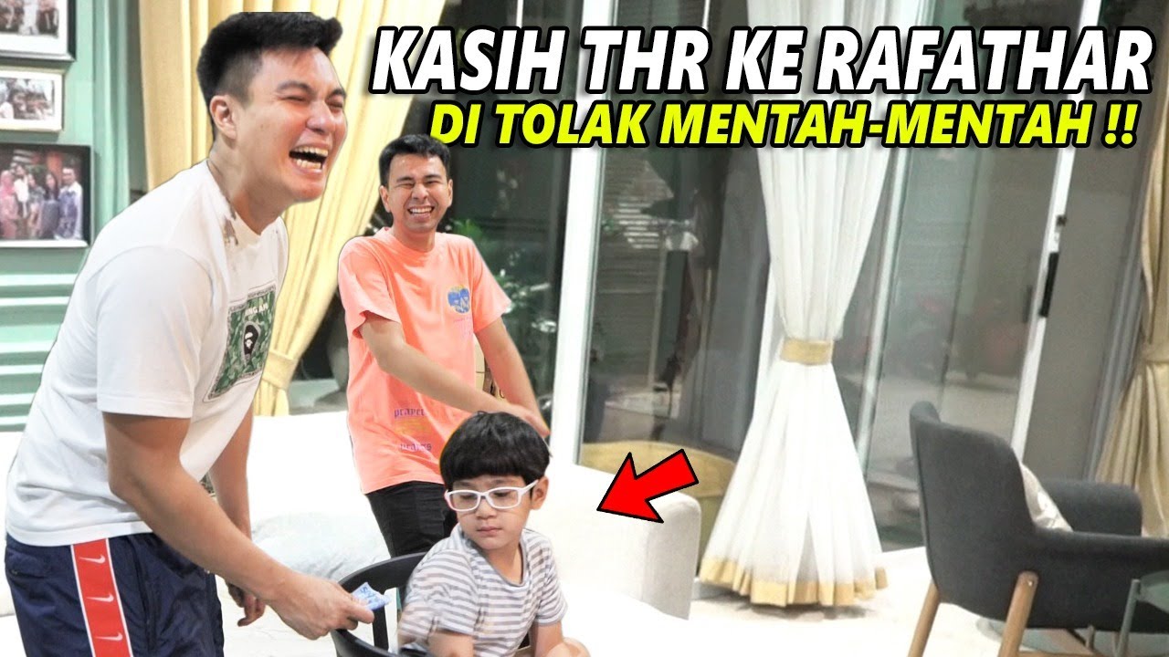 RAFATHAR DIKASIH THR MALAH NOLAK.. DAN JAWABANNYA MASYAALLAH..RAFATHAR CALON PEMIMPIN BANGSA !!