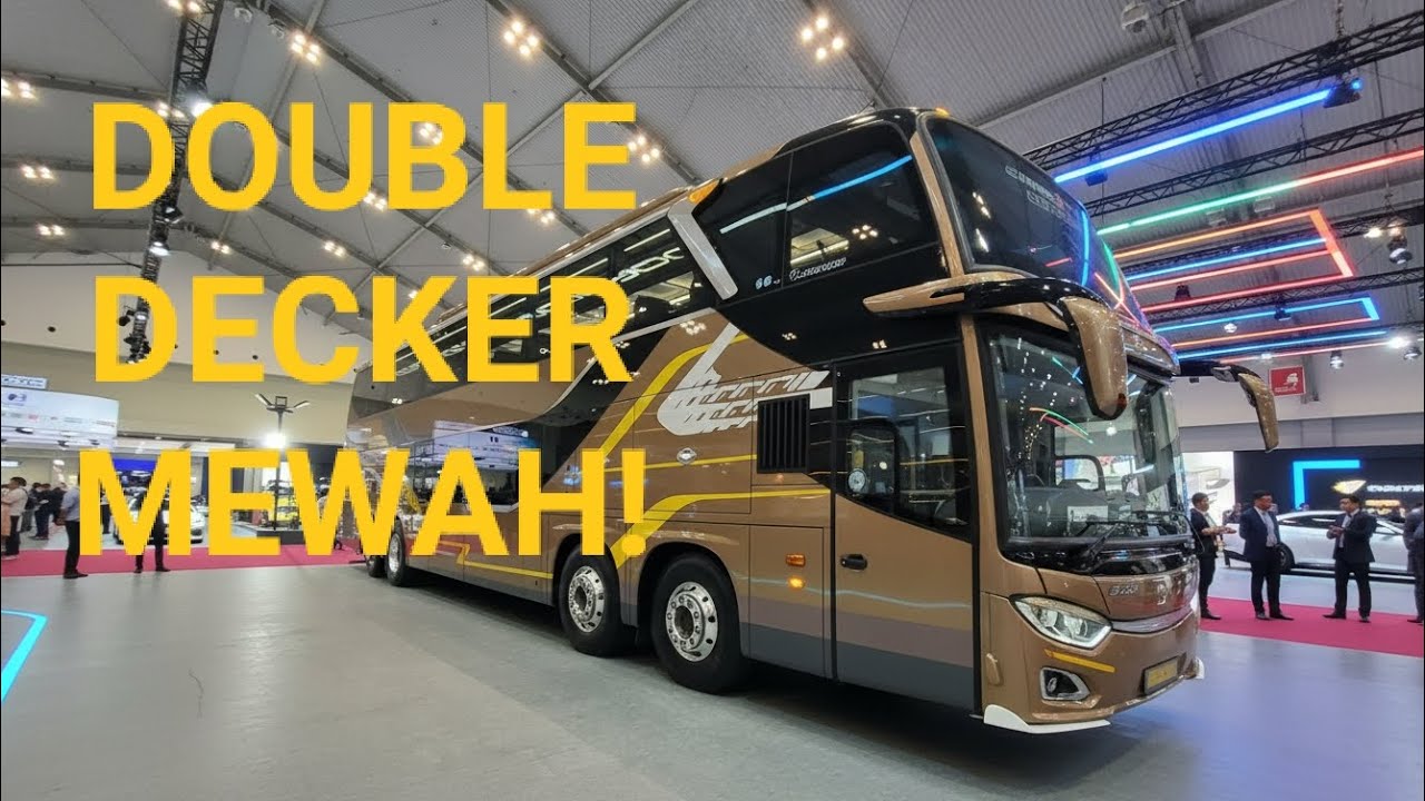 Tentrem Double Decker Luxury Bus 😍 | Interior Mewah, Desain Modern | Auto Cermat