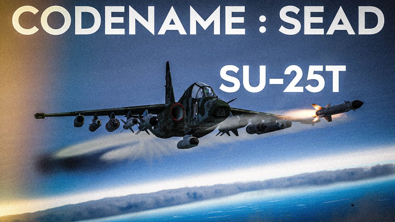 SEAD Mission With The Su-25T | COLD WAR GERMANY | DCS World | Digital Combat Simulator