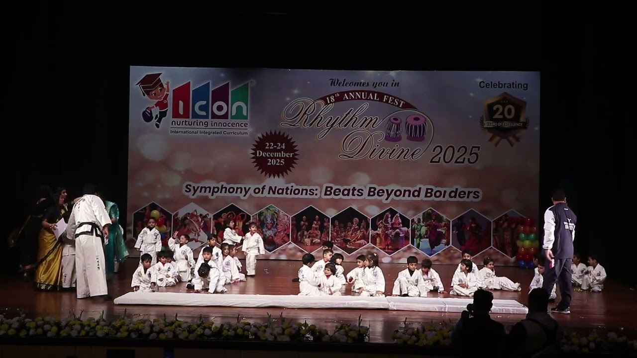ICON Nurturing Innocence Annual Function 2025 – Slot-2 | Amazing Kids Karate Performance