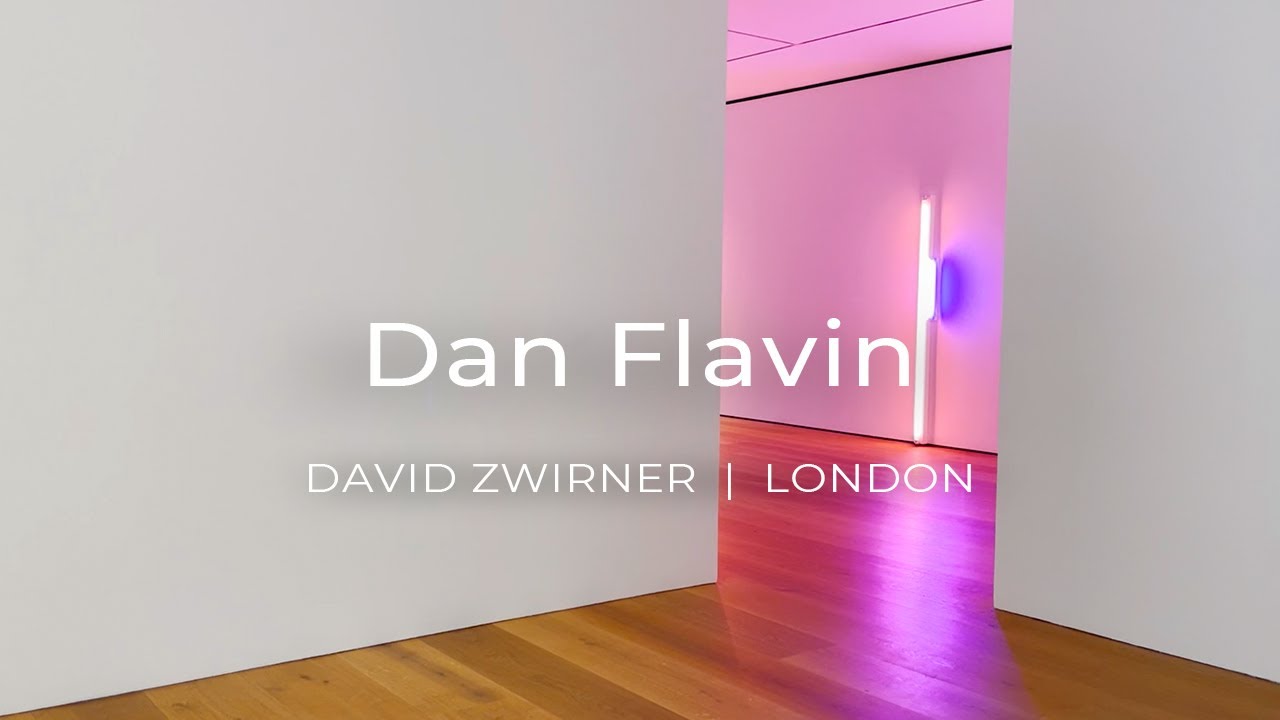 Dan Flavin: Coloured Fluorescent Light at David Zwirner Gallery in London