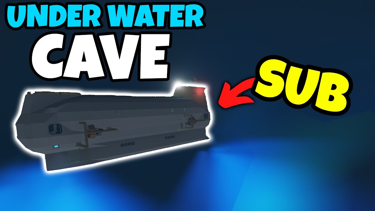 Exploring A MASSIVE Under Water Cave | Stormworks