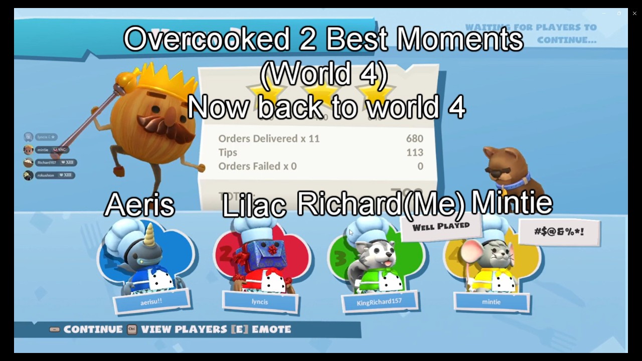 Overcooked but our Brains get Fried (World 4)