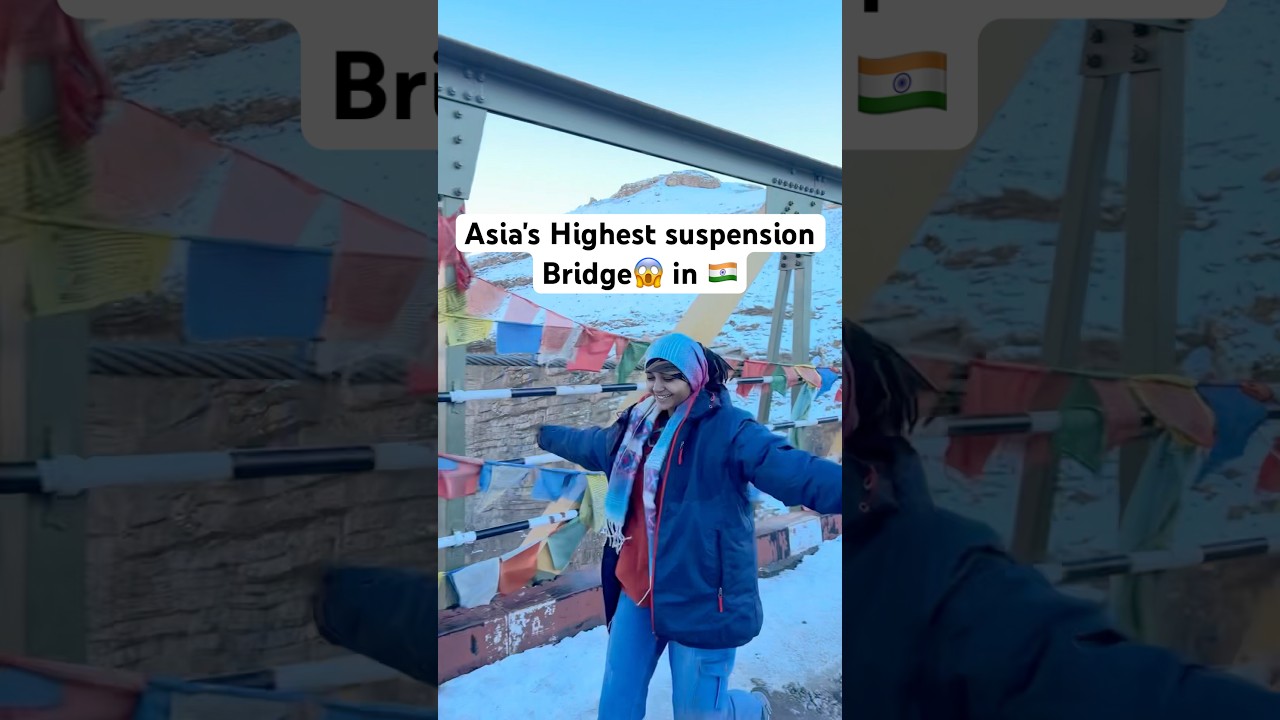 World's Highest Bridge | Chicham Bridge | SPITI Valley  | Places to visit in KAZA #kaza #kibber