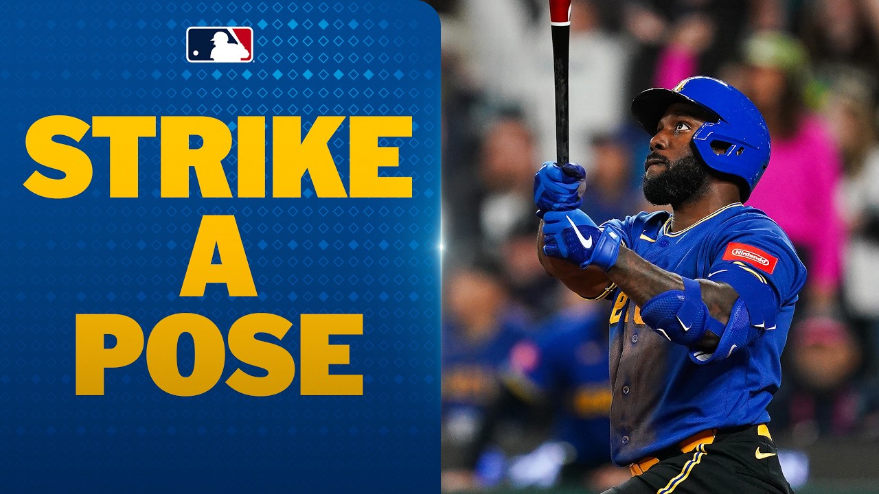Stop and stare 😍 Randy Arozarena launches a LONG home run for the Mariners! 🔱 (His 1st of 2026!)