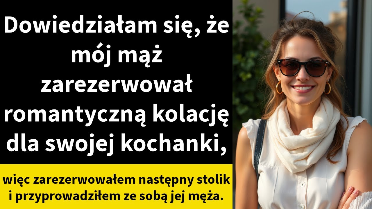 Dowiedziałam się, że mój mąż zarezerwował romantyczną kolację dla swojej kochanki,