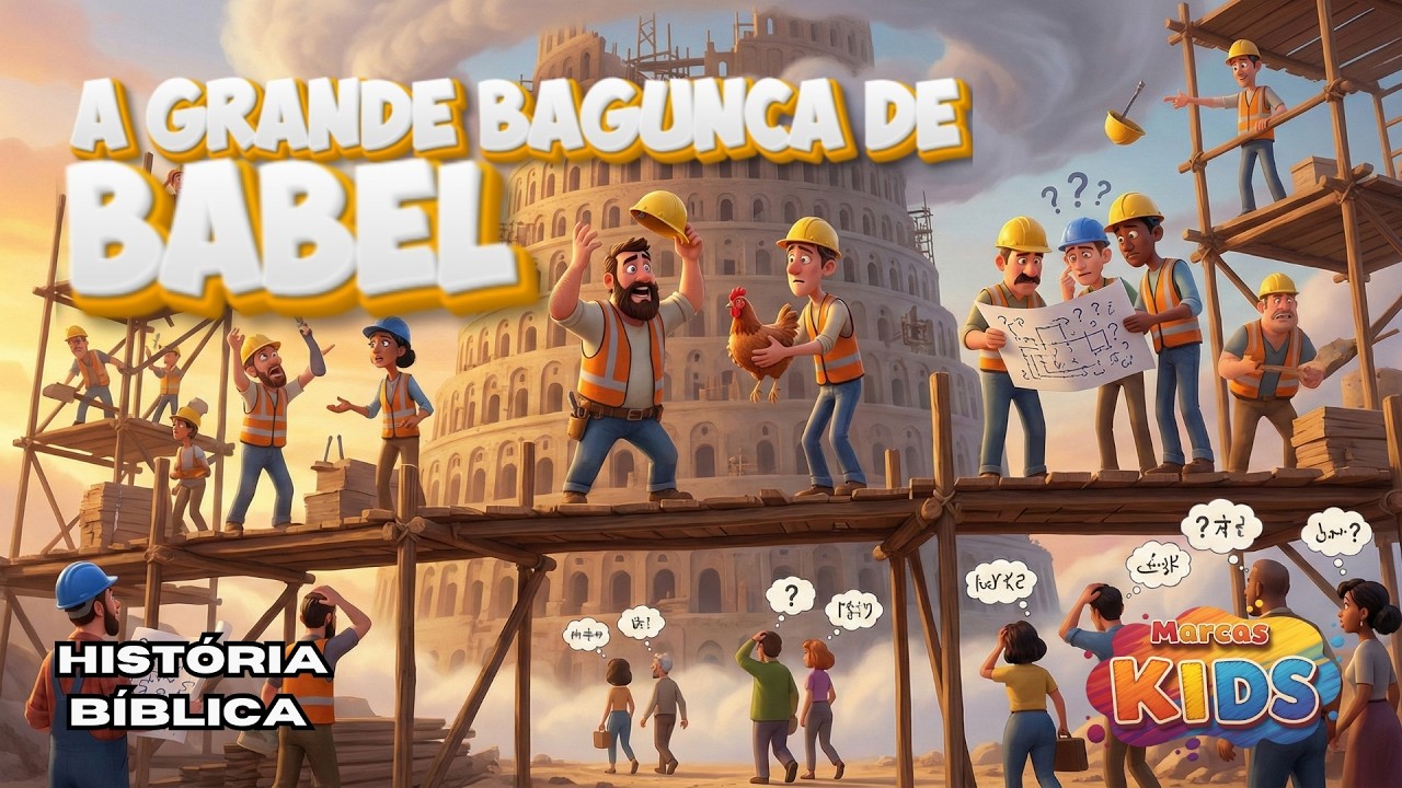 A GRANDE TORRE DE BABEL | HISTÓRIA BÍBLICA INFANTIL