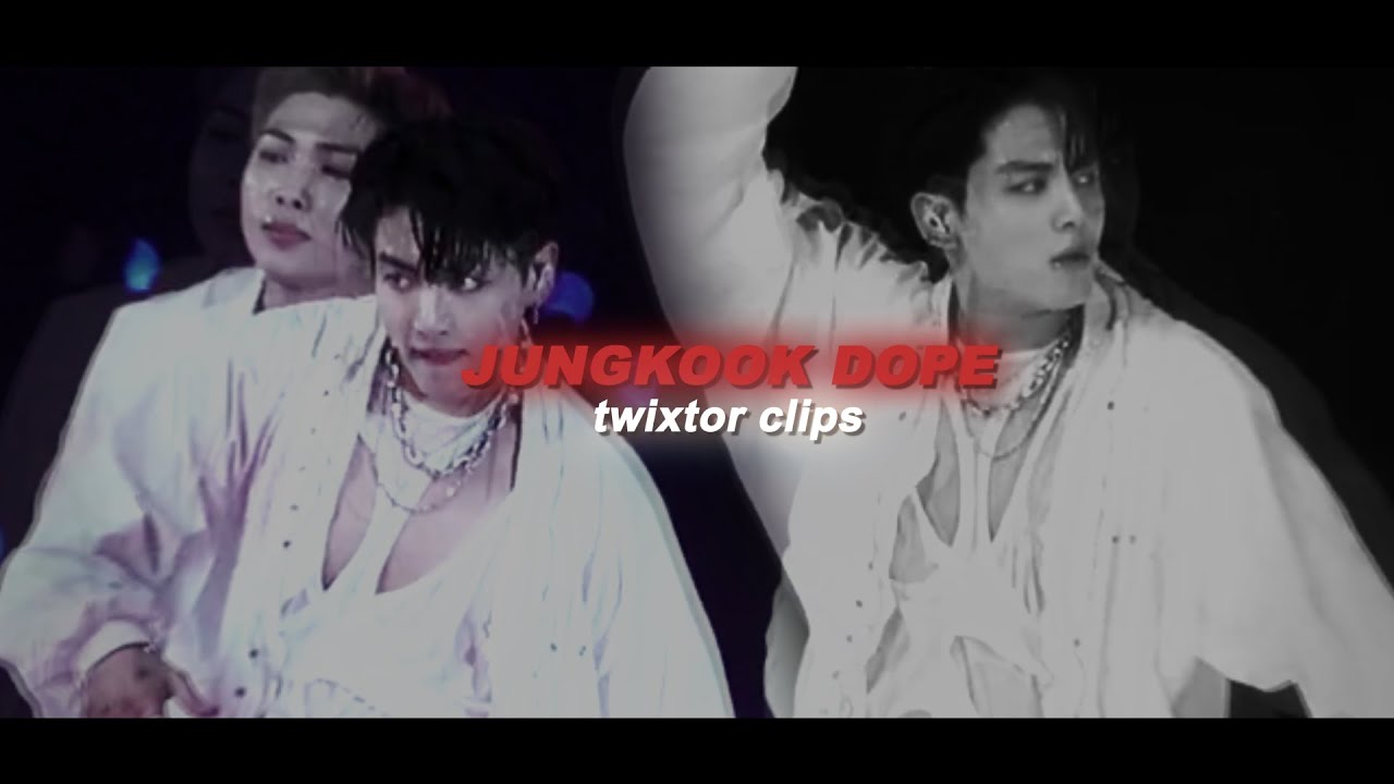 jungkook dope twixtor clips for edits (ptd concert)