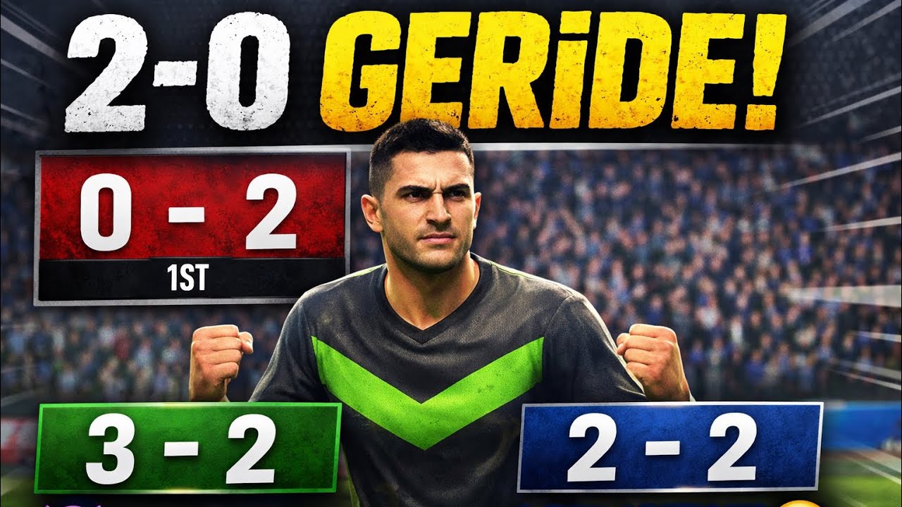 Mobilde 2-0 Geriden Başladım! Birini Çevirdim… 😳