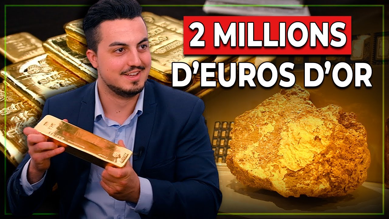 2 Millions d'Euros d'OR sur la Table | Je Visite une des Plus GRANDES Raffineries d'OR au Monde !