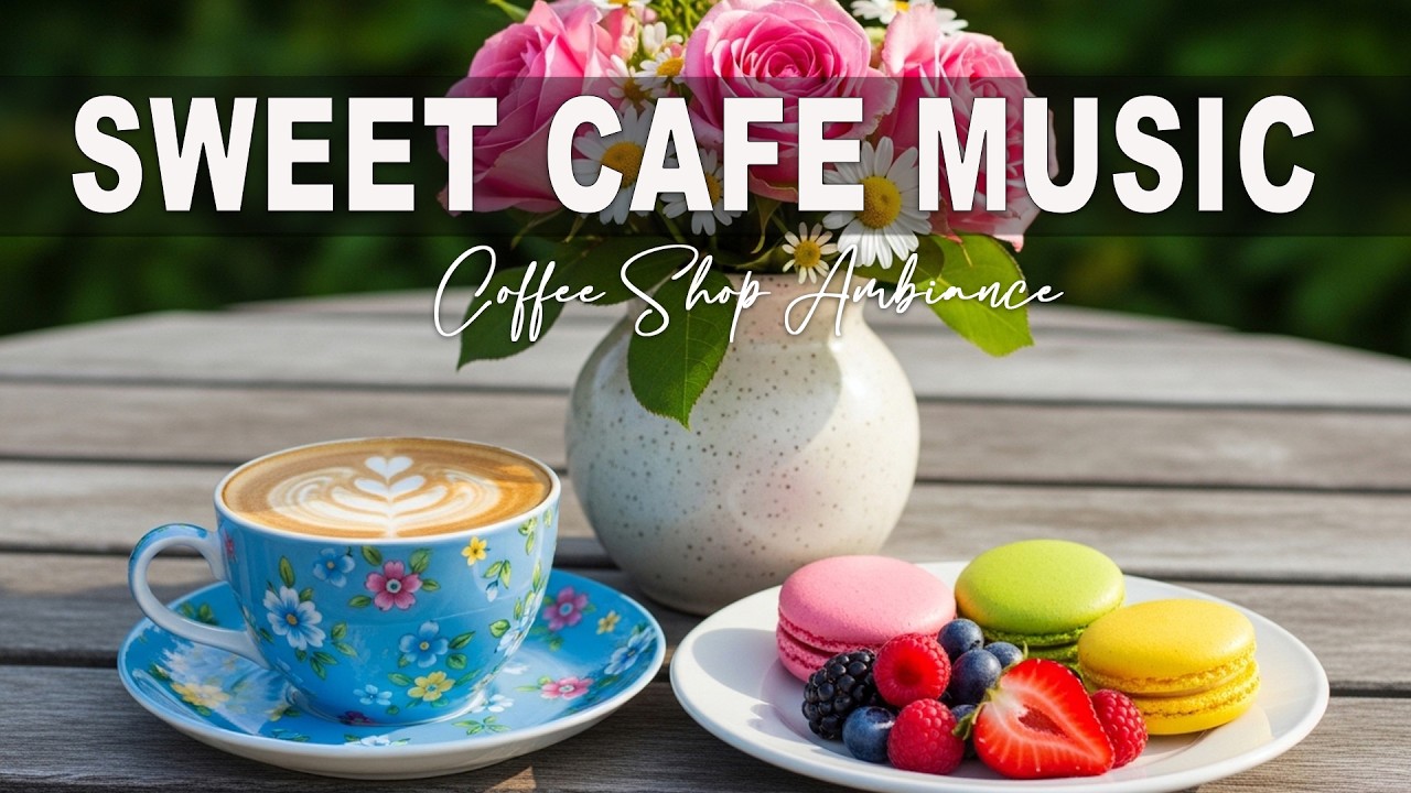 Sweet Cafe Music 🎶 Coffee Shop Ambiance & Positive Bossa Nova instrumental for Happy Moods