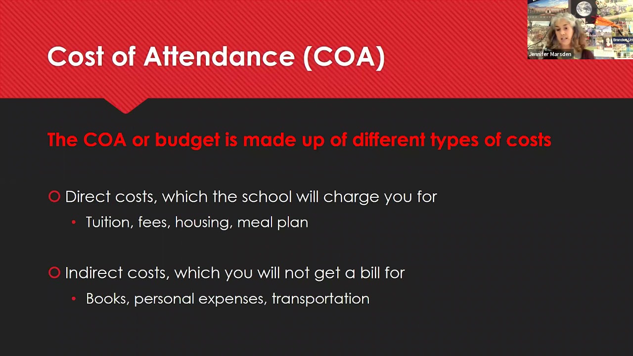 AHS Financial Aid 101 9/29/2021 (See Selective Service Update in Description*)
